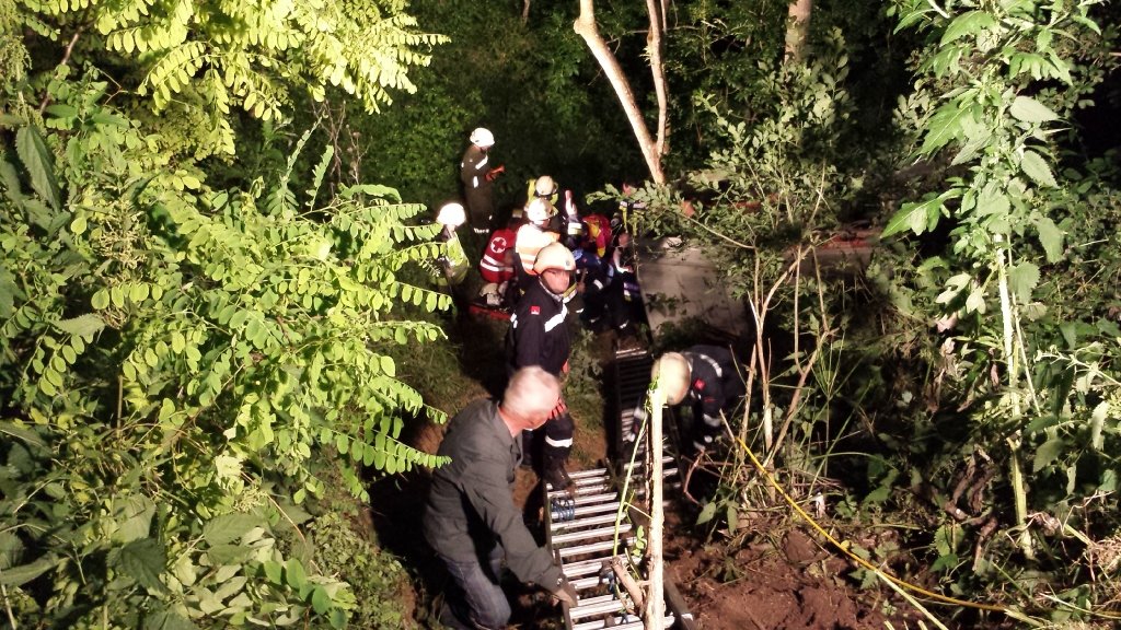 Traktorabsturz Nähe Ebersbrunn